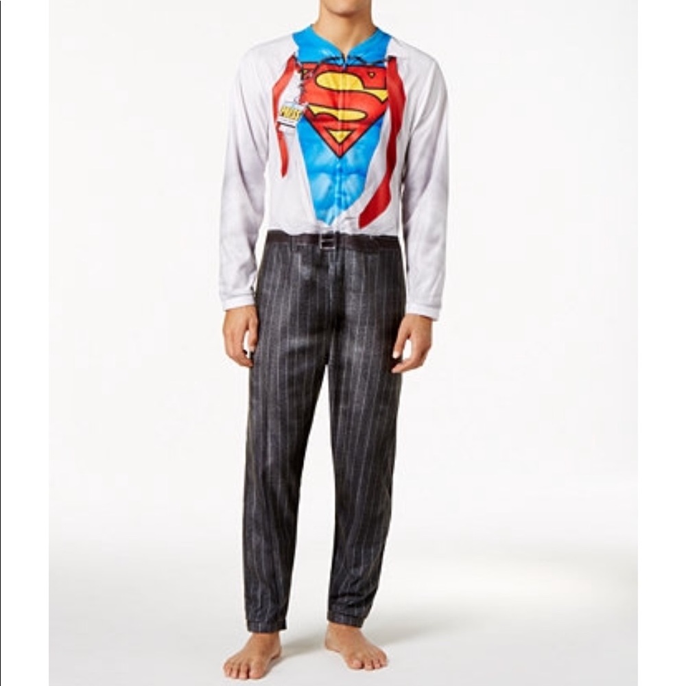 DC COMIC SUPERMAN PAJAMAS/COSTUME FOR MEN